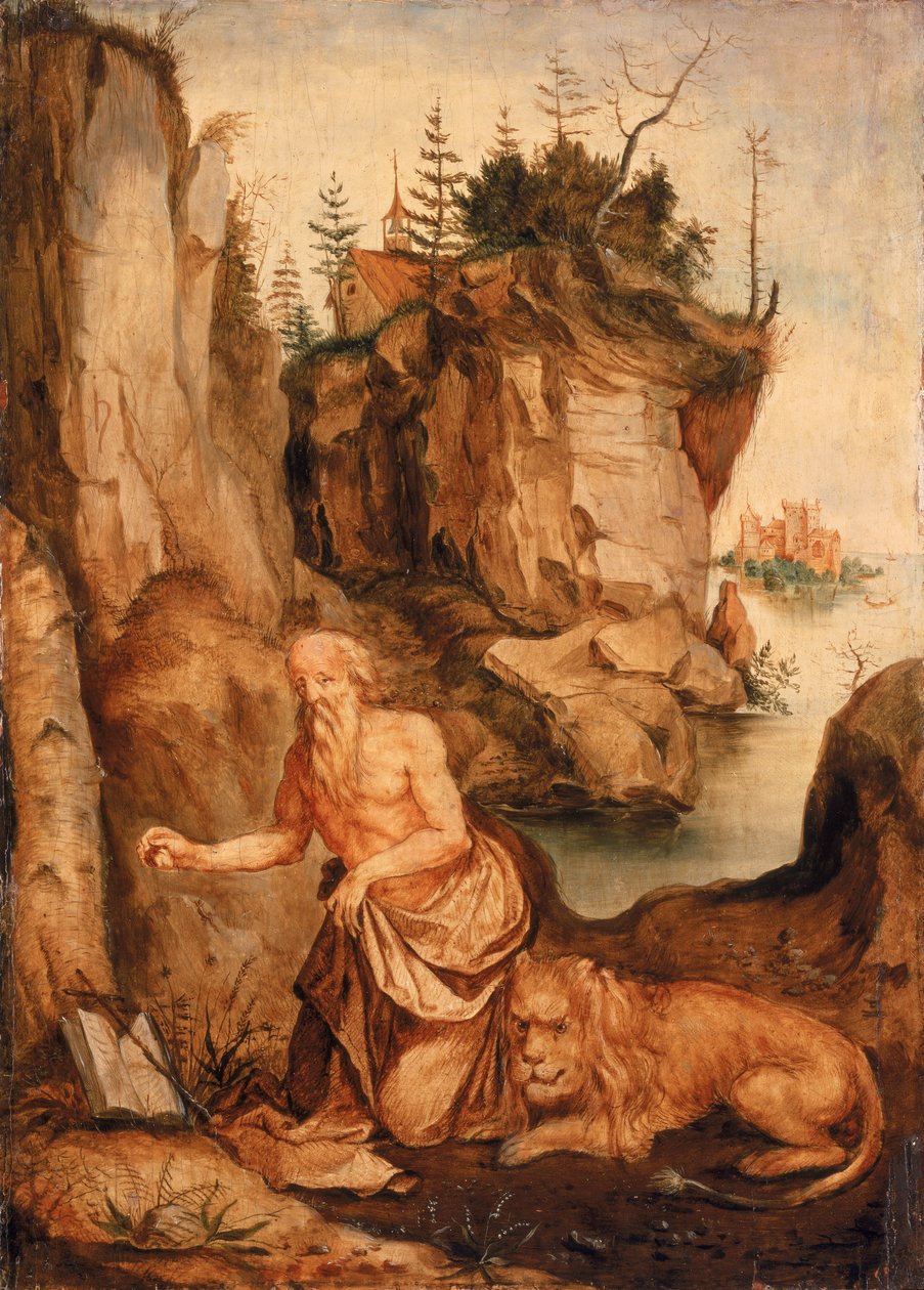 San Jerónimo y el león de Albrecht Dürer