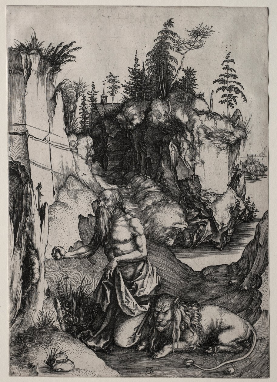 San Jerónimo en penitencia, c. 1497 de Albrecht Dürer