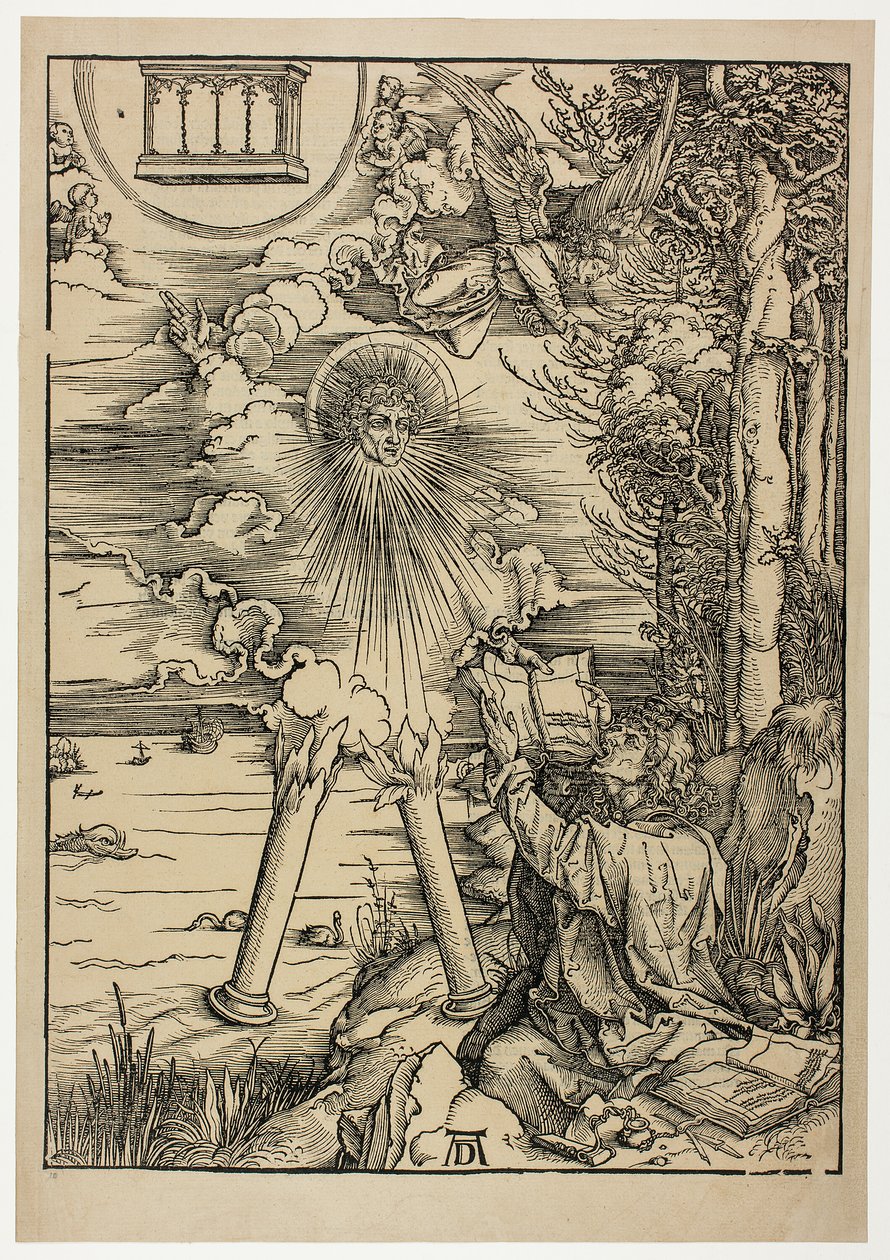 San Juan Devorando el Libro, de El Apocalipsis de Albrecht Dürer