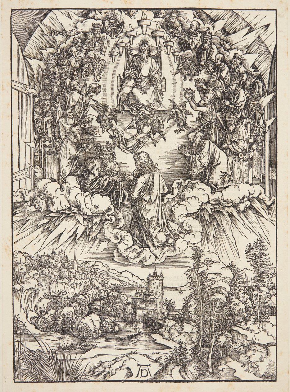 San Juan ante Dios y los Ancianos de Albrecht Dürer
