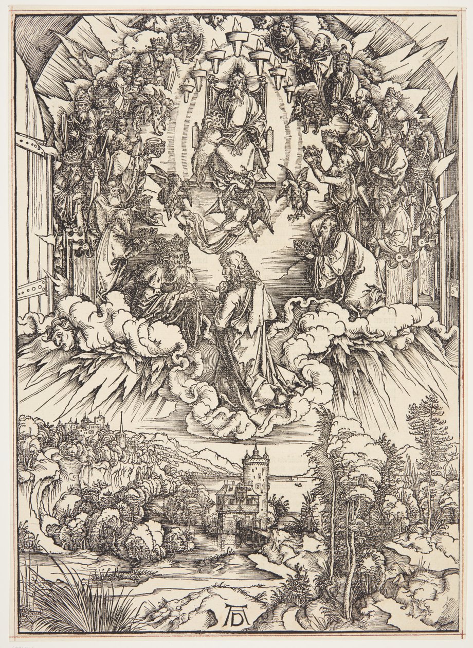 San Juan ante Dios y los ancianos de Albrecht Dürer
