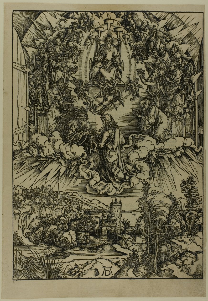 San Juan ante Dios y los Ancianos, del Apocalipsis de Albrecht Dürer
