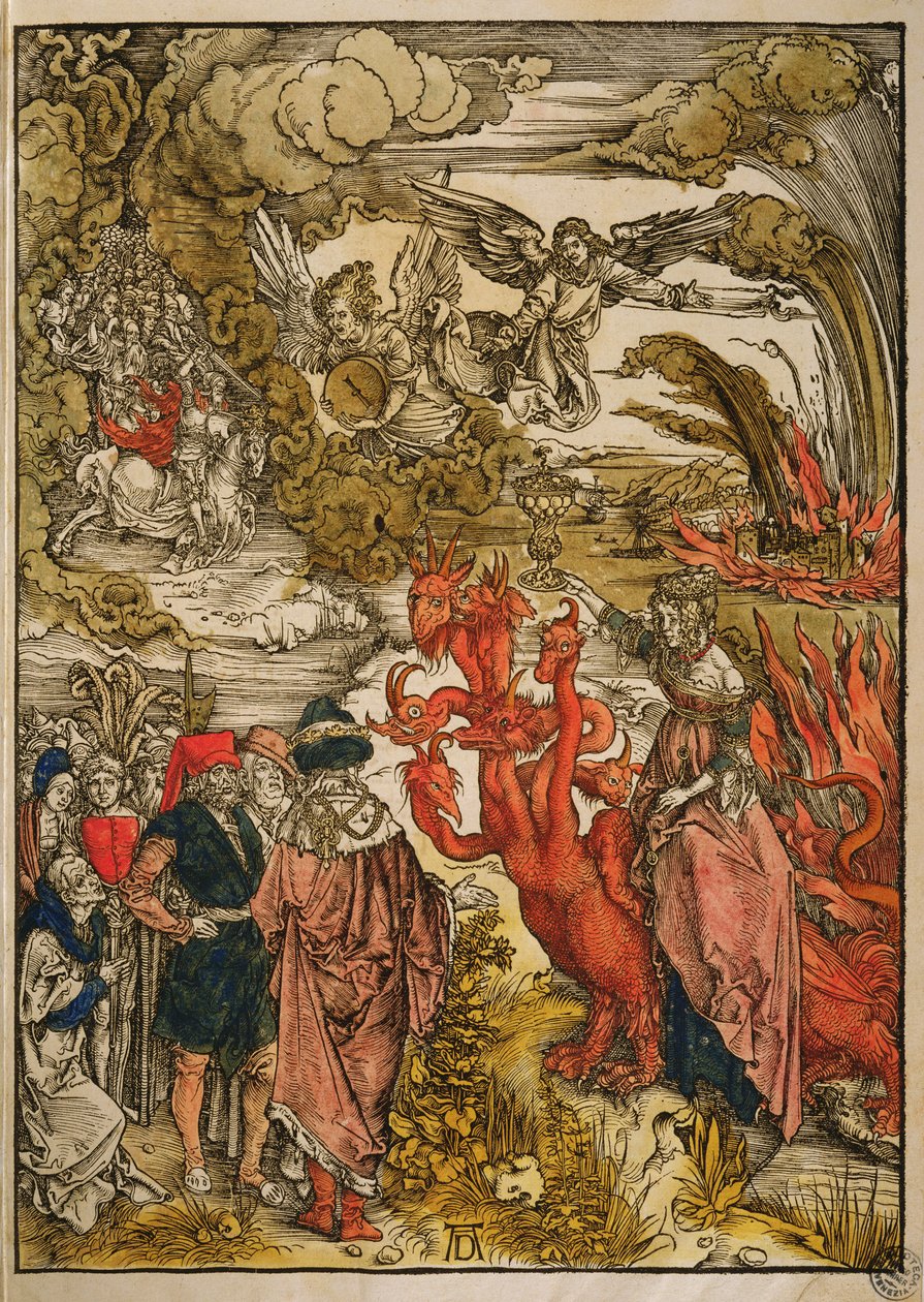 San Juan en el desierto, 1498 de Albrecht Dürer