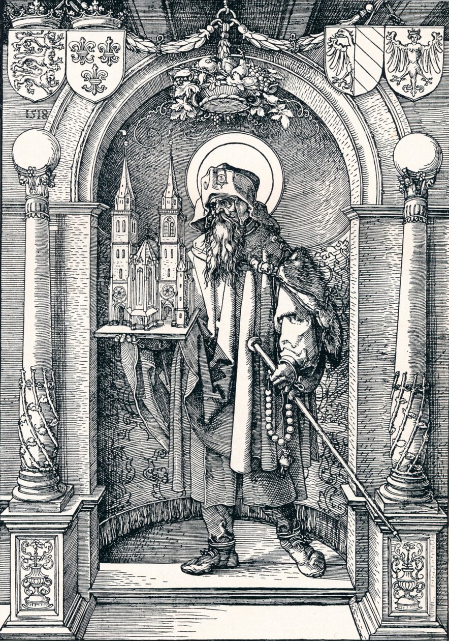 San Sebaldo en el Nicho, 1518 1906 de Albrecht Dürer
