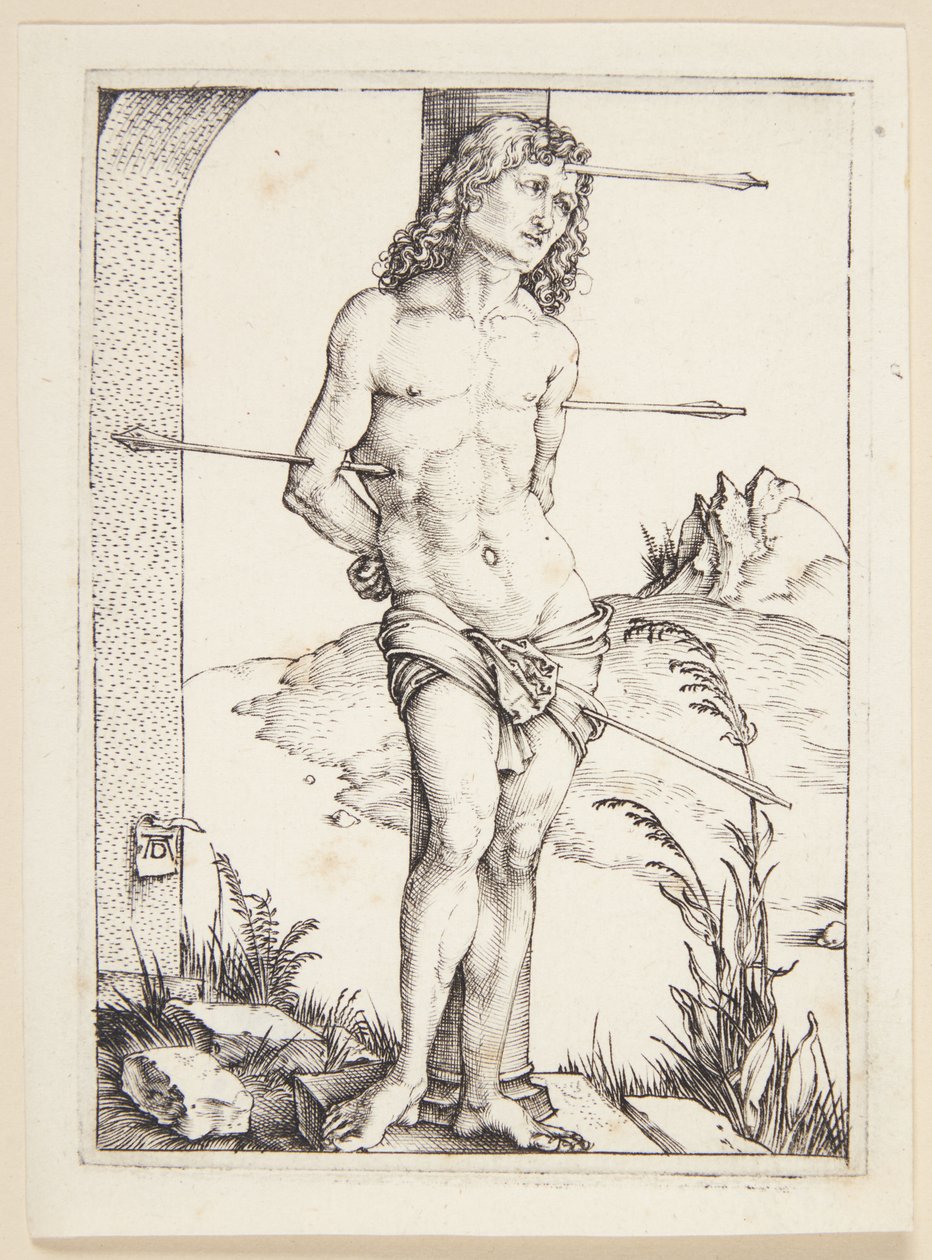 San Sebastián en la Columna de Albrecht Dürer