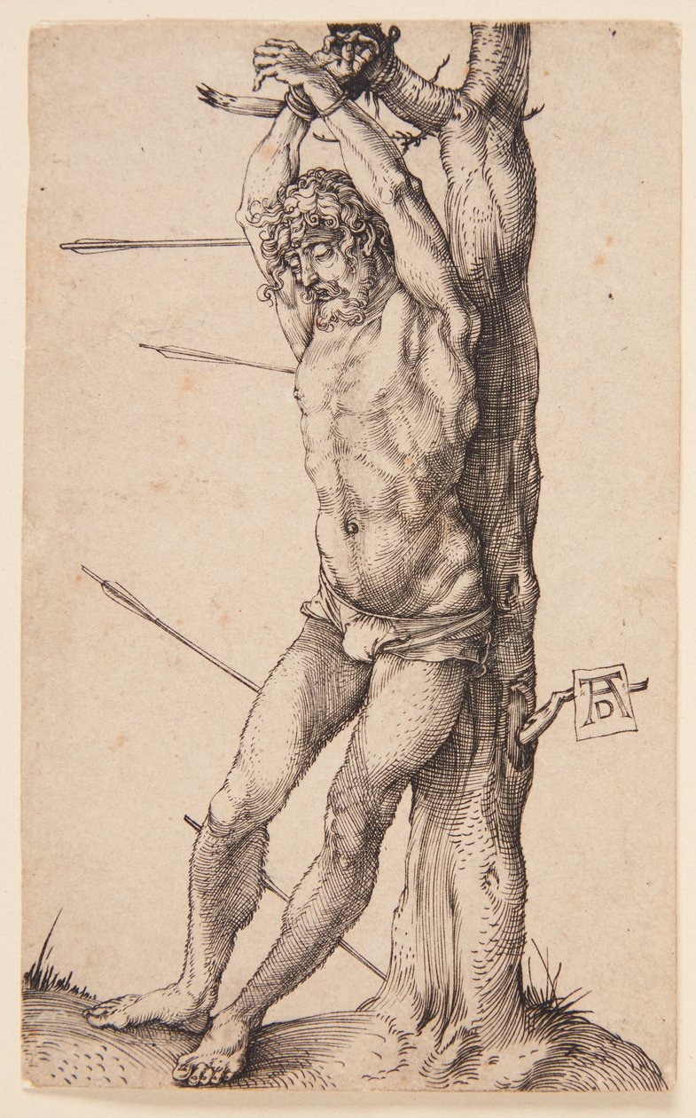 San Sebastián junto al árbol de Albrecht Dürer