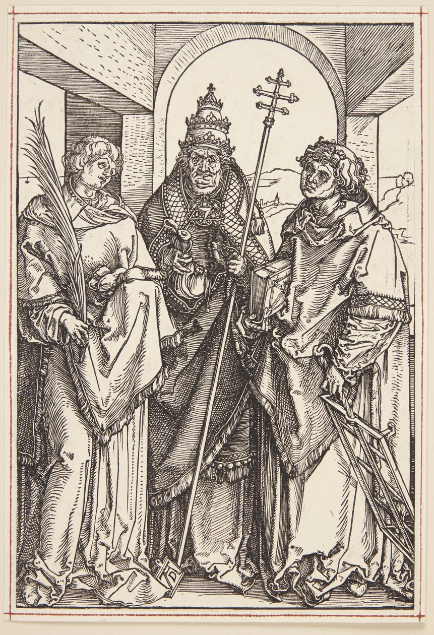 San Lorenzo, Sixto y Esteban de Albrecht Dürer