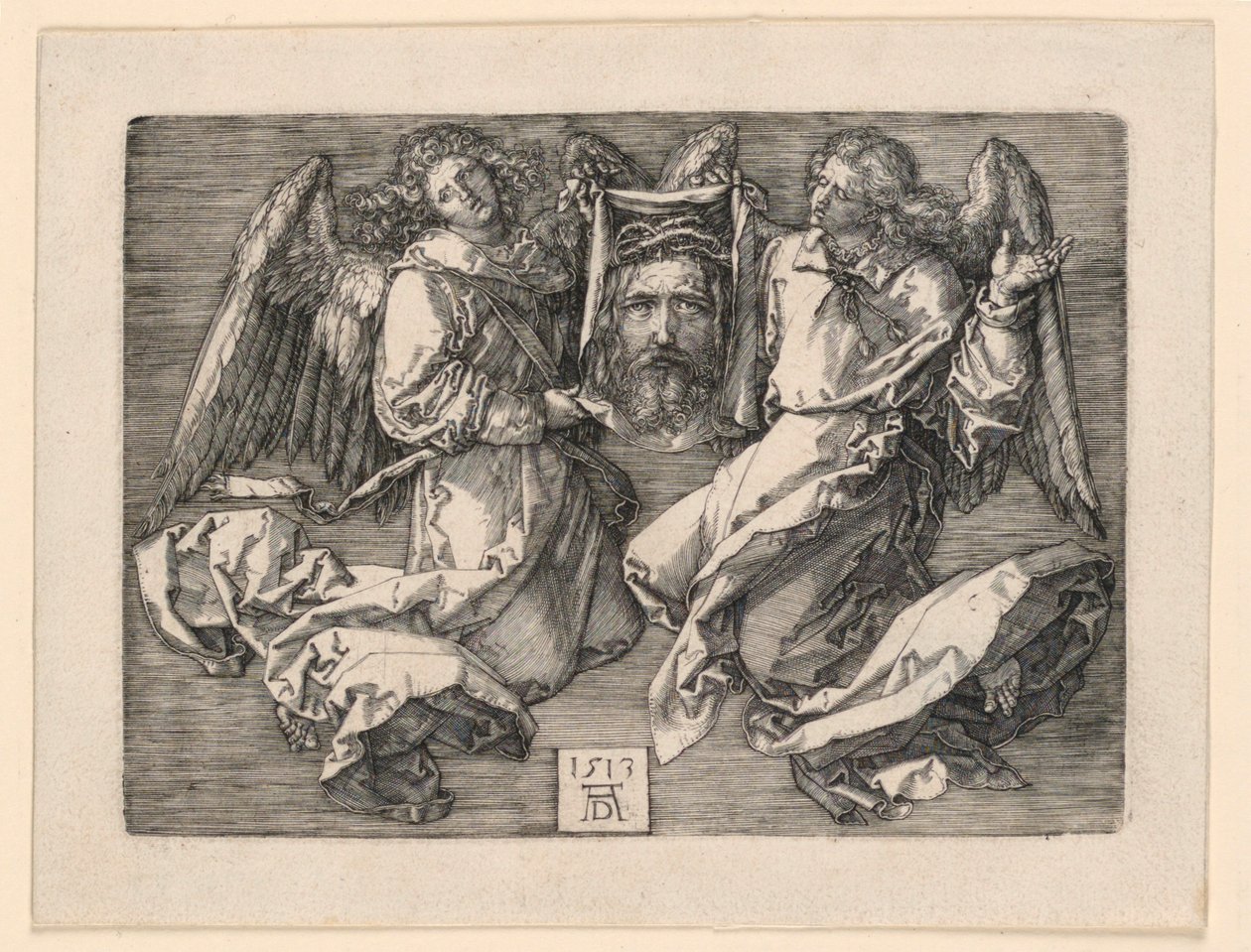 Sudario Mostrado por Dos Ángeles de Albrecht Dürer