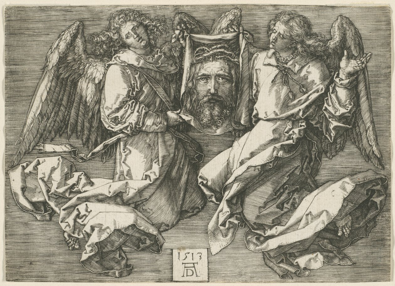 Sudario Mostrado por Dos Ángeles de Albrecht Dürer