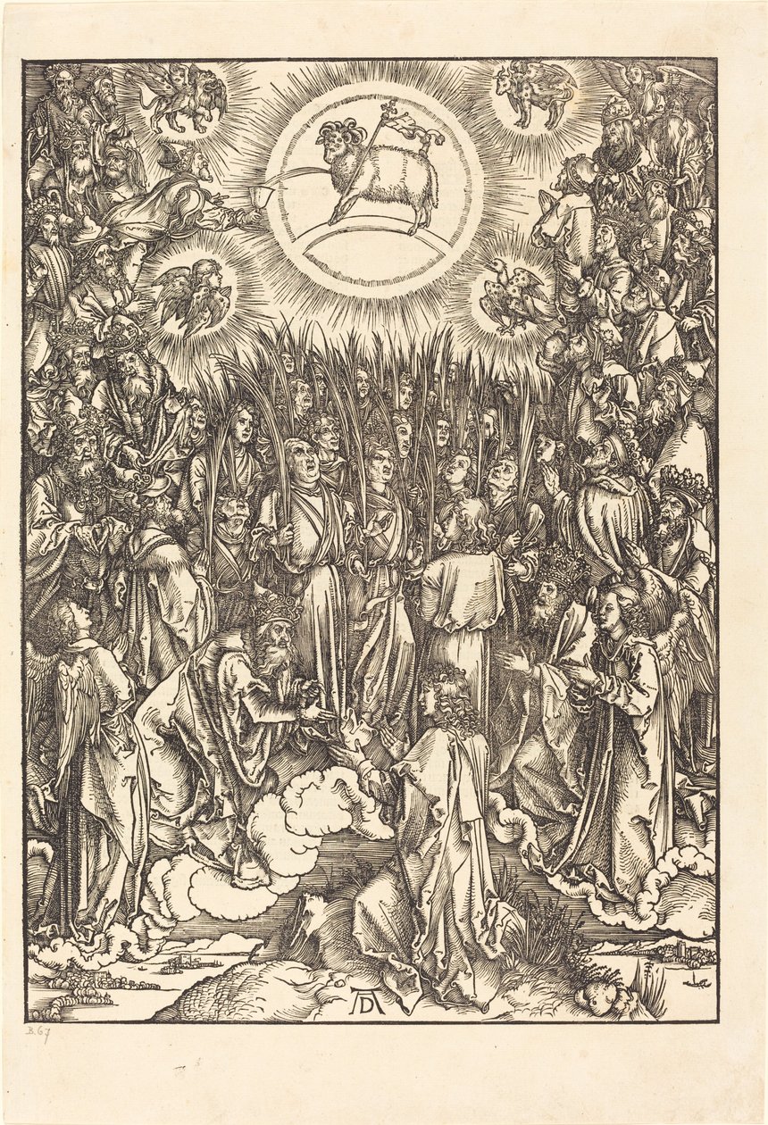 La adoración del cordero de Albrecht Dürer