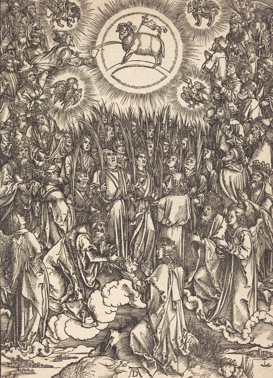 La adoración del cordero, probablemente c. 1496-1498 de Albrecht Dürer