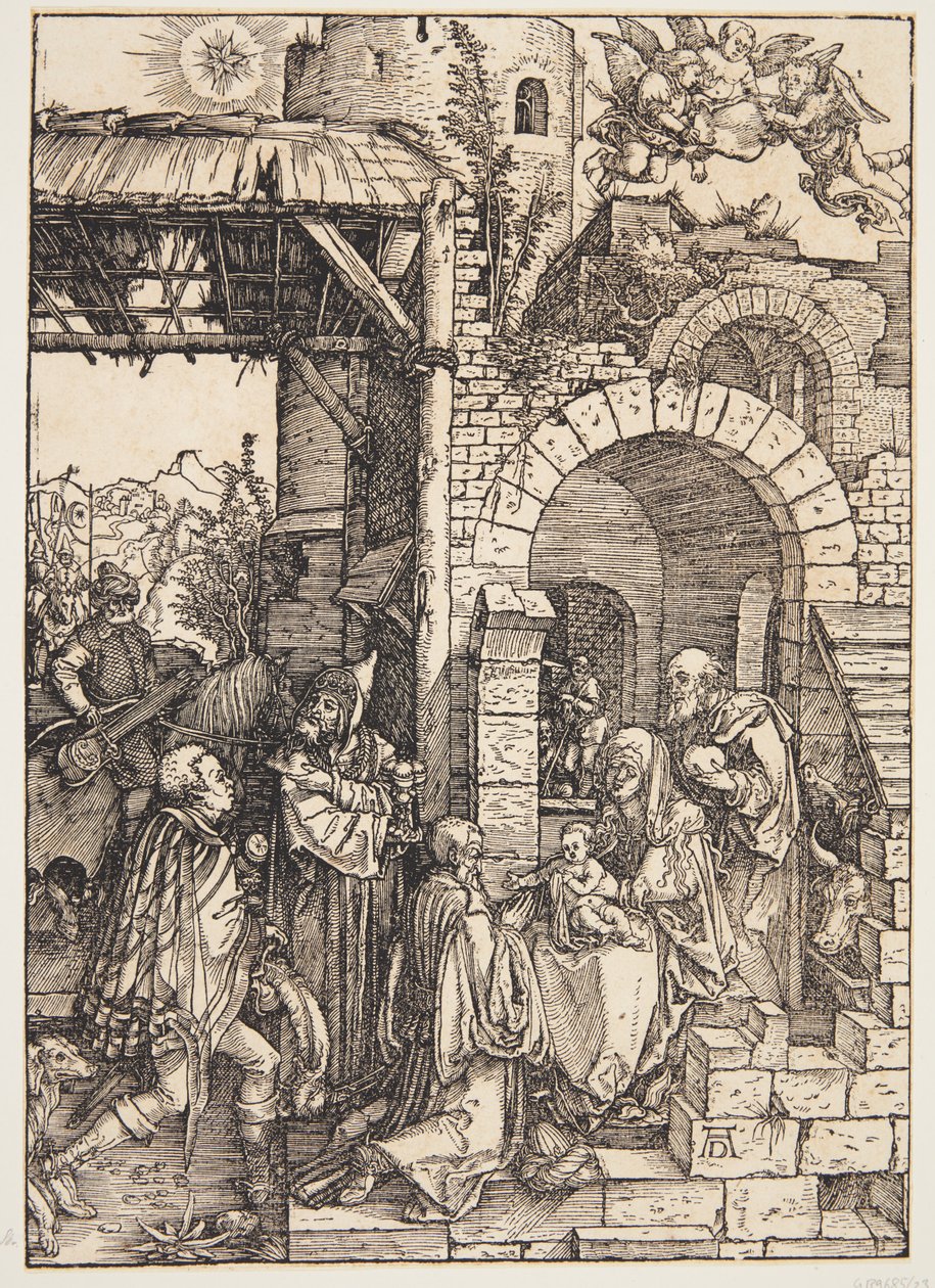 La adoración de los magos de Albrecht Dürer