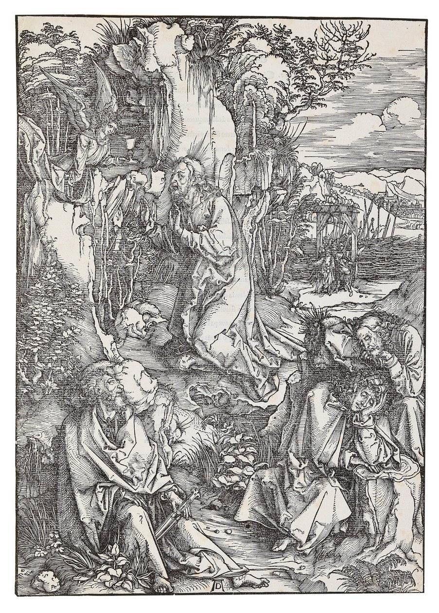 La agonía en el jardín, de la serie La Gran Pasión de Albrecht Dürer