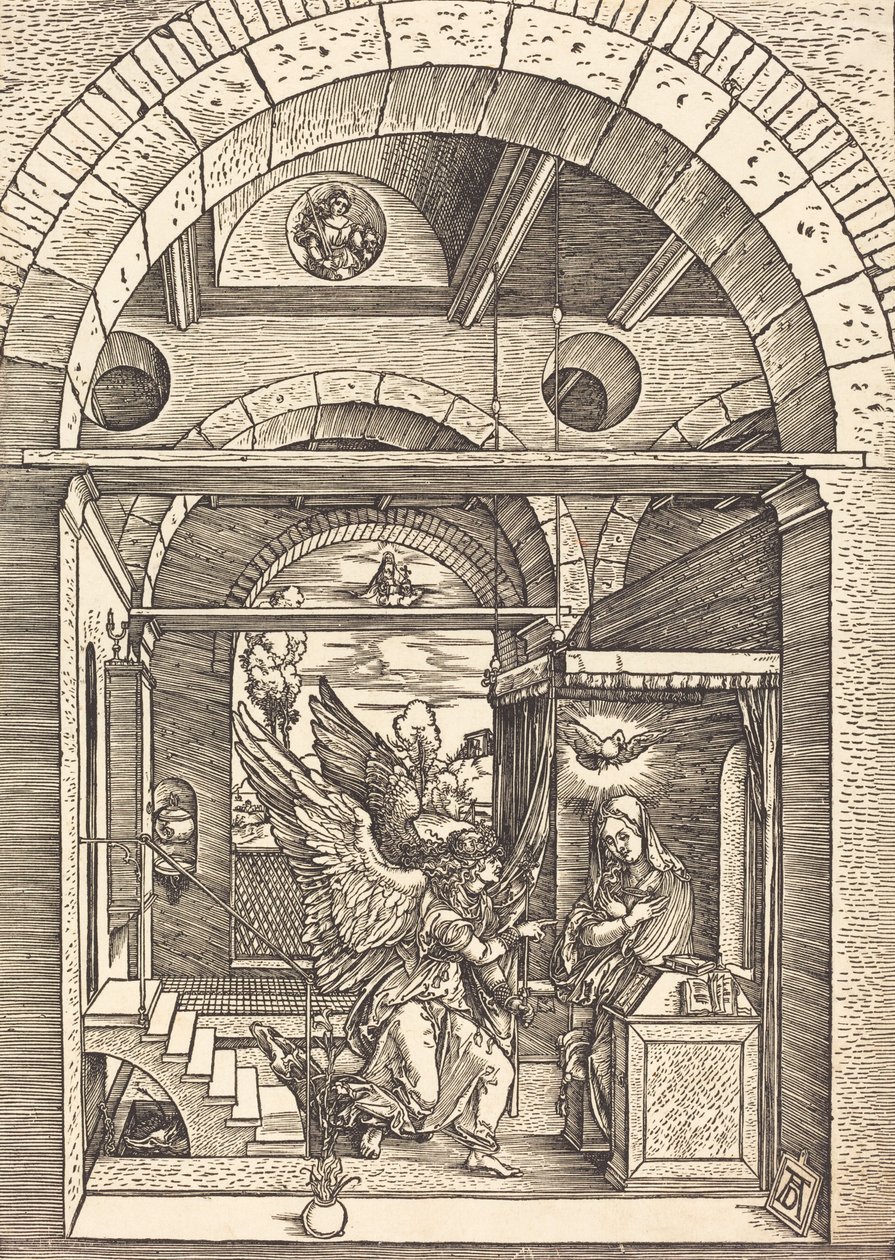 La Anunciación, c. 1502-1504 de Albrecht Dürer