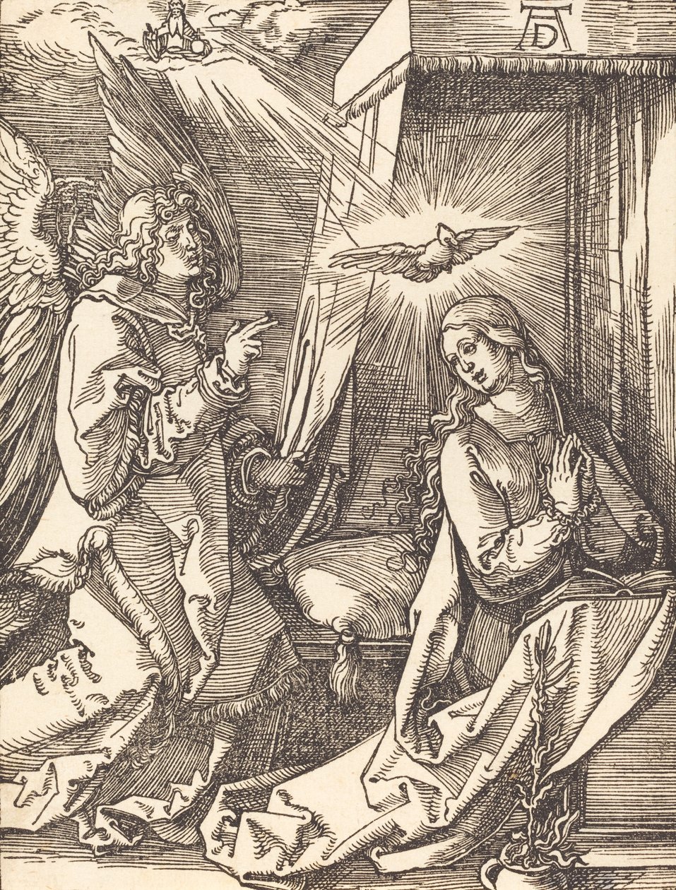 La Anunciación, probablemente c. 1509-1510 de Albrecht Dürer