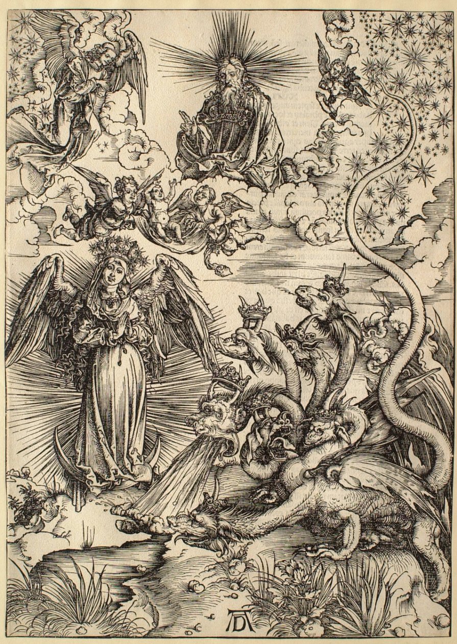 El Apocalipsis: la mujer apocalíptica de Albrecht Dürer