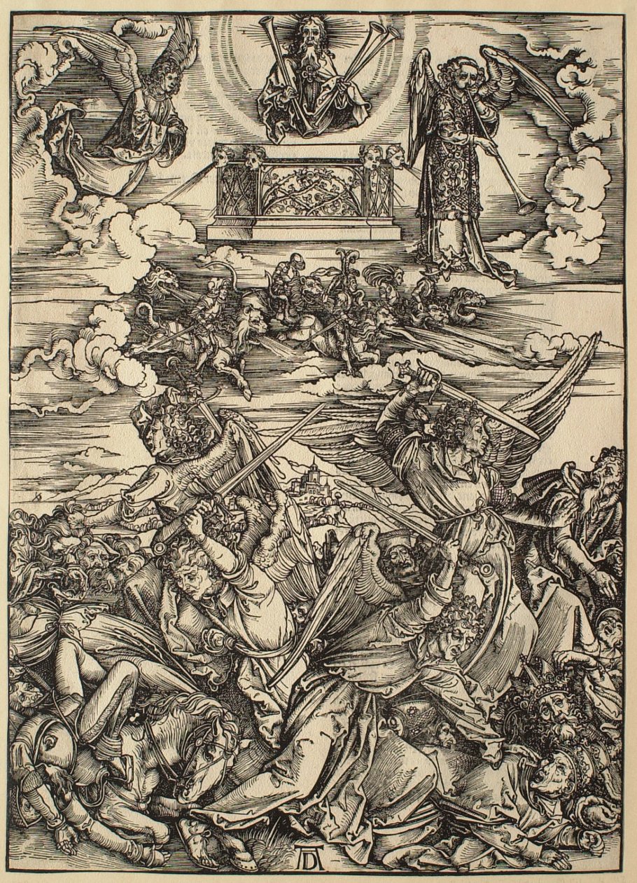 El Apocalipsis: los cuatro ángeles vengadores de Albrecht Dürer