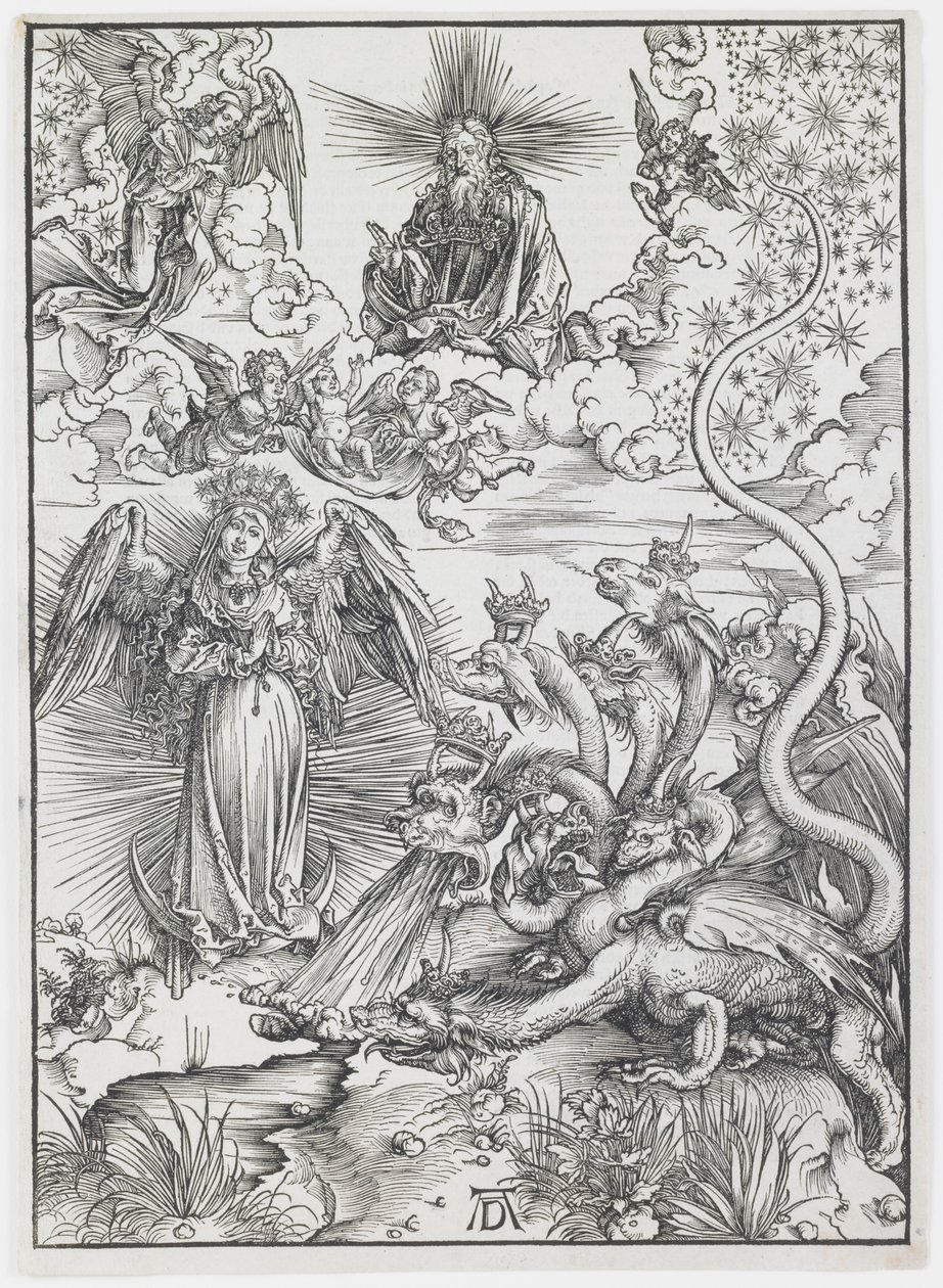 La Mujer Apocalíptica, de la serie “El Apocalipsis” de Albrecht Dürer