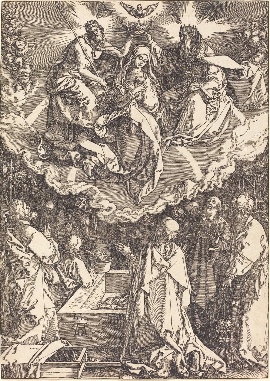 La Asunción y Coronación de la Virgen de Albrecht Dürer