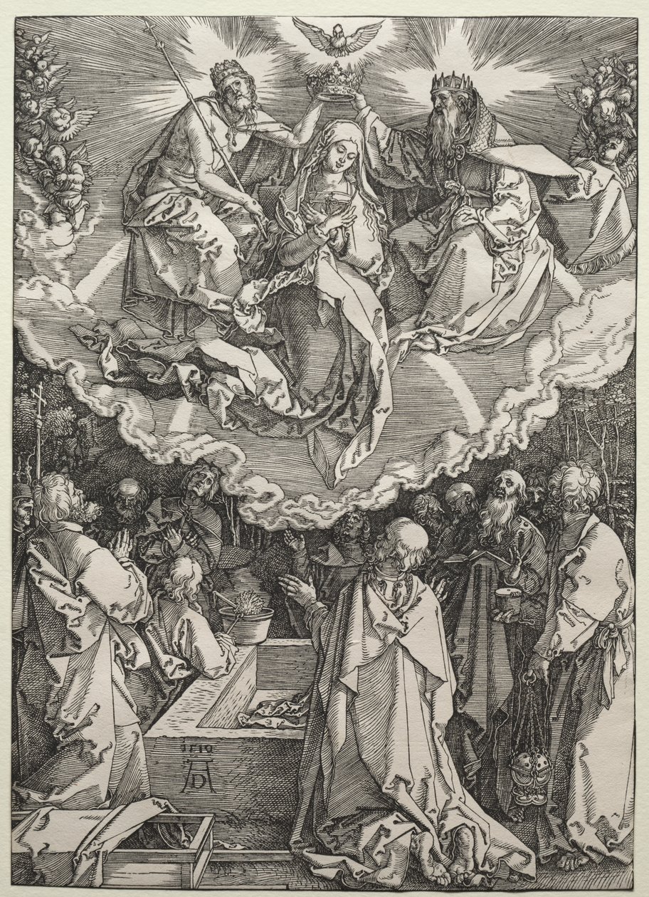 La Asunción y Coronación de la Virgen de Albrecht Dürer