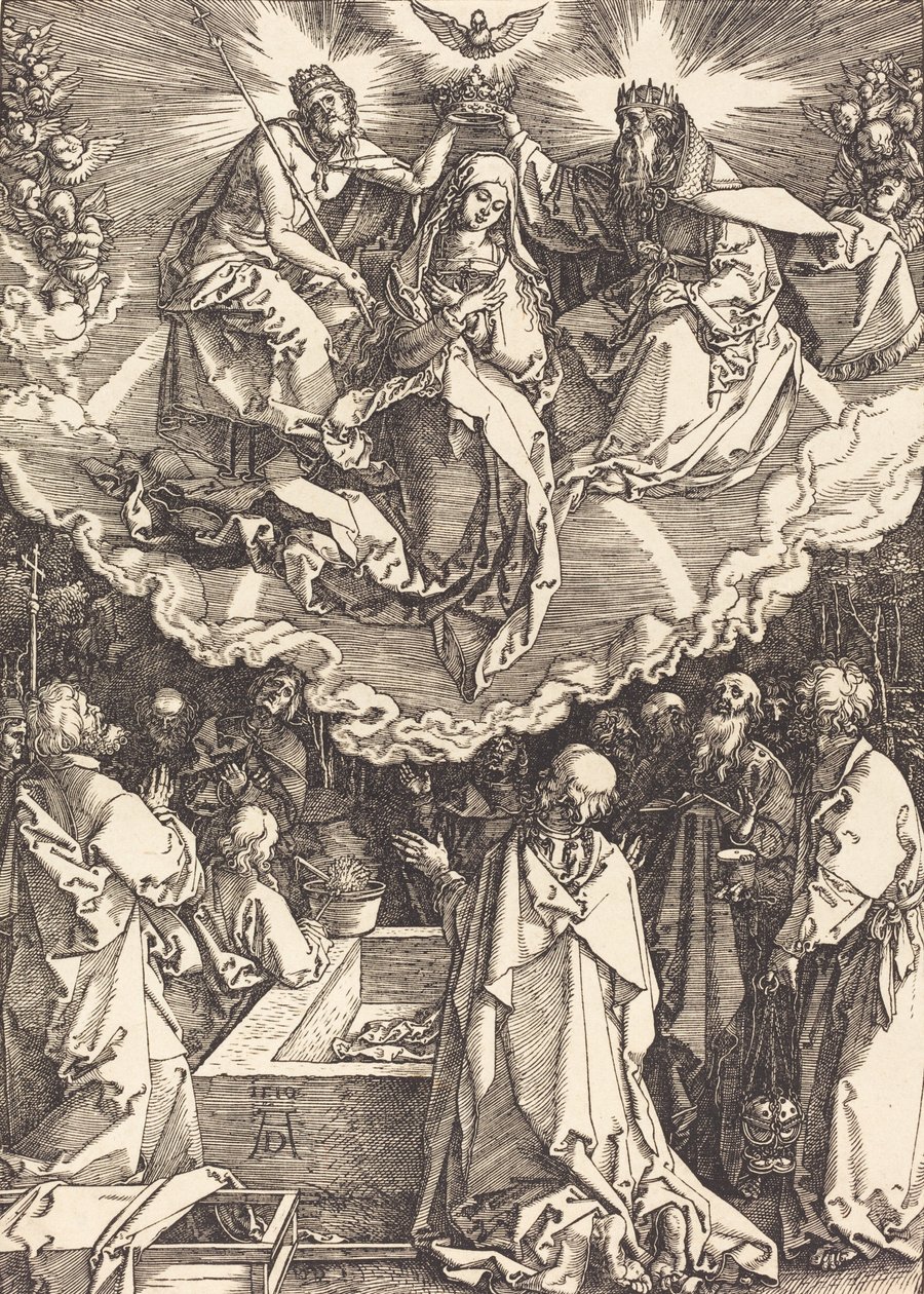 La Asunción y Coronación de la Virgen, 1510 de Albrecht Dürer