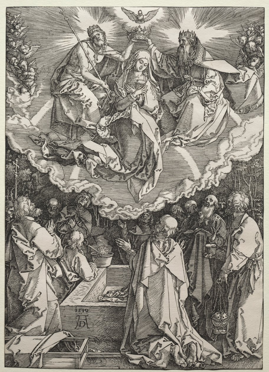 La Asunción y Coronación de la Virgen, 1510 de Albrecht Dürer