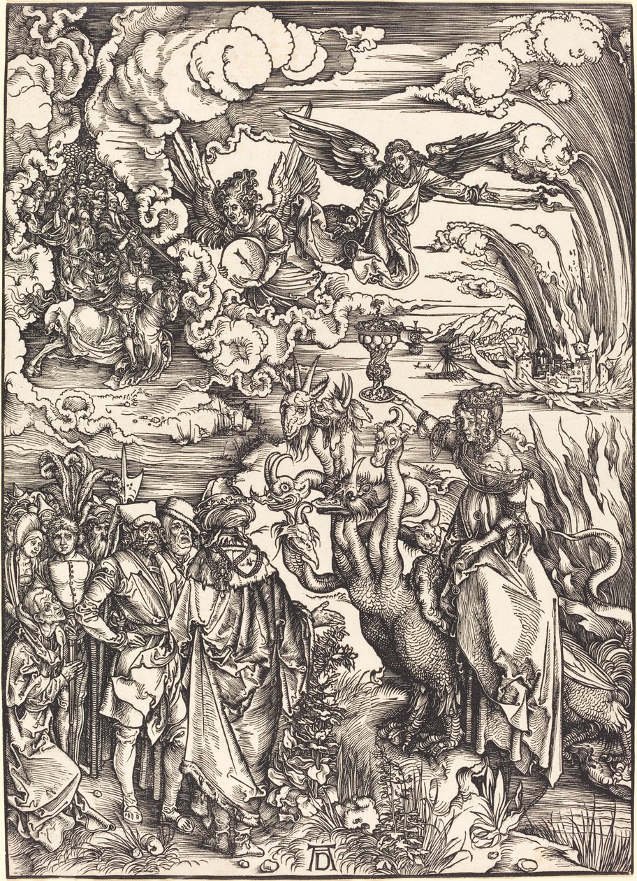La ramera de Babilonia de Albrecht Dürer