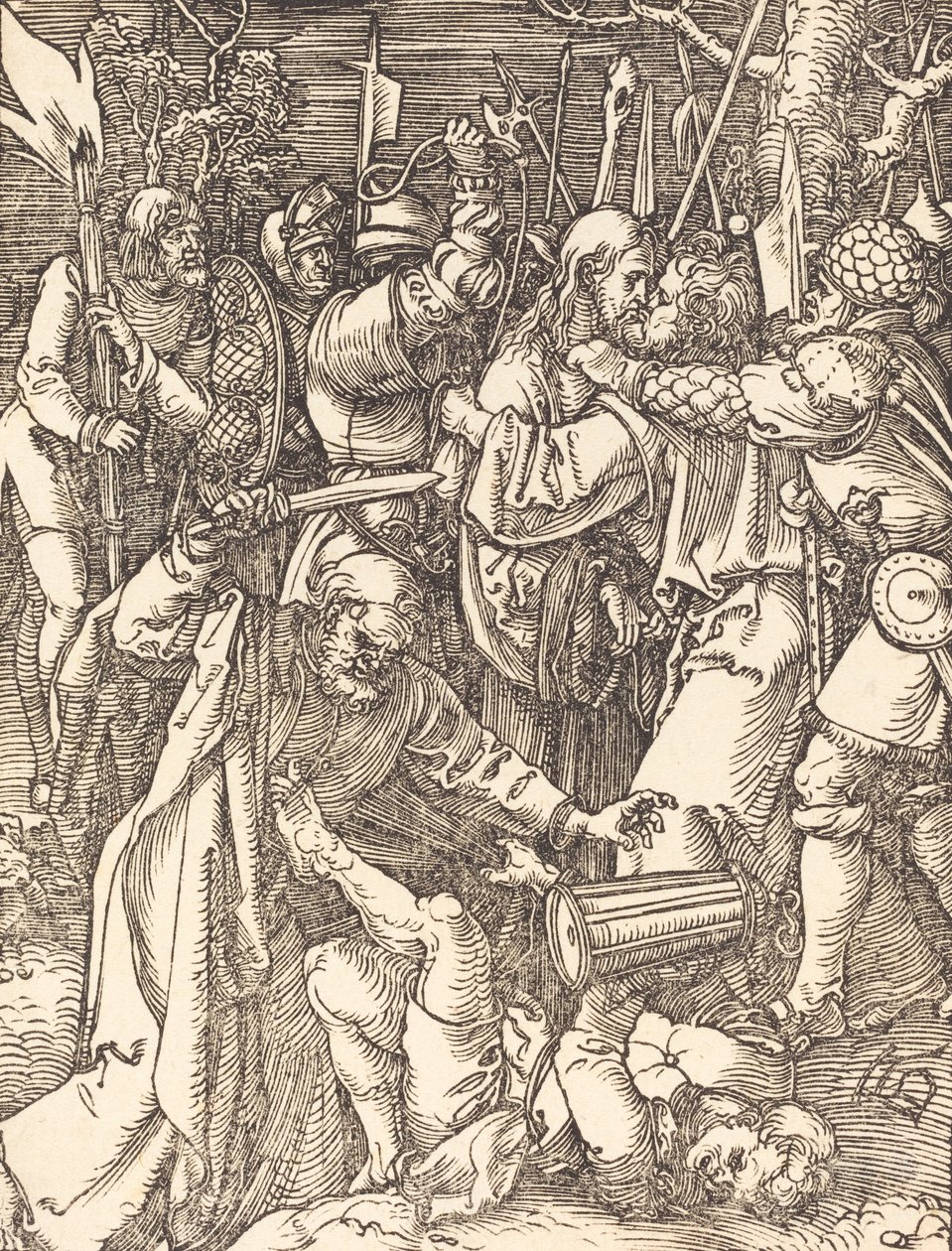 La traición de Cristo, probablemente c. 1509-1510 de Albrecht Dürer