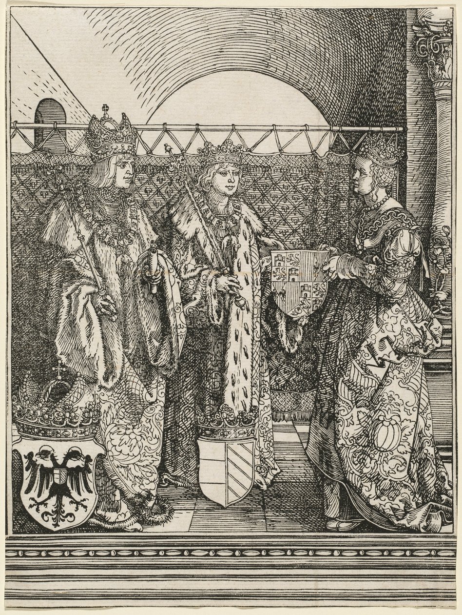 El Desposorio de Felipe el Hermoso con Juana de Castilla de Albrecht Dürer