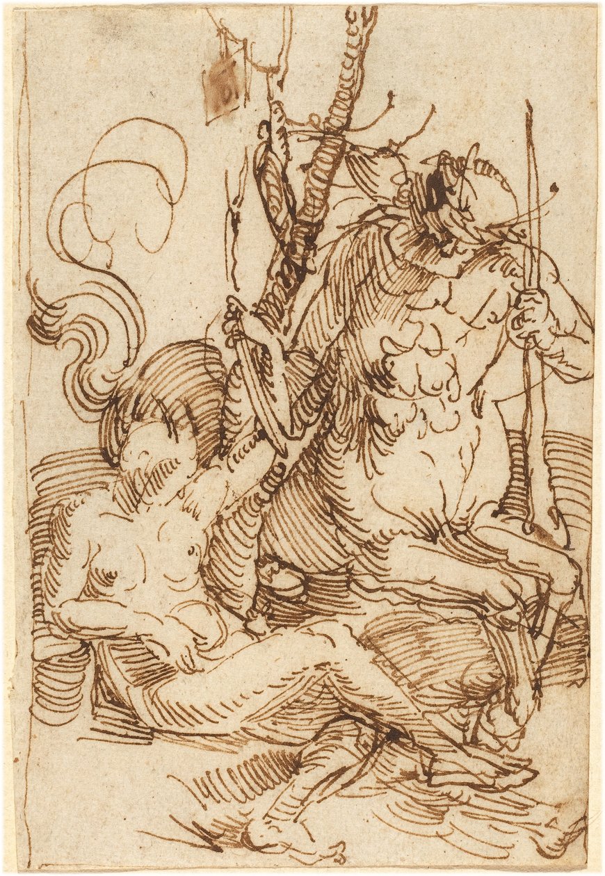 La familia del centauro de Albrecht Dürer