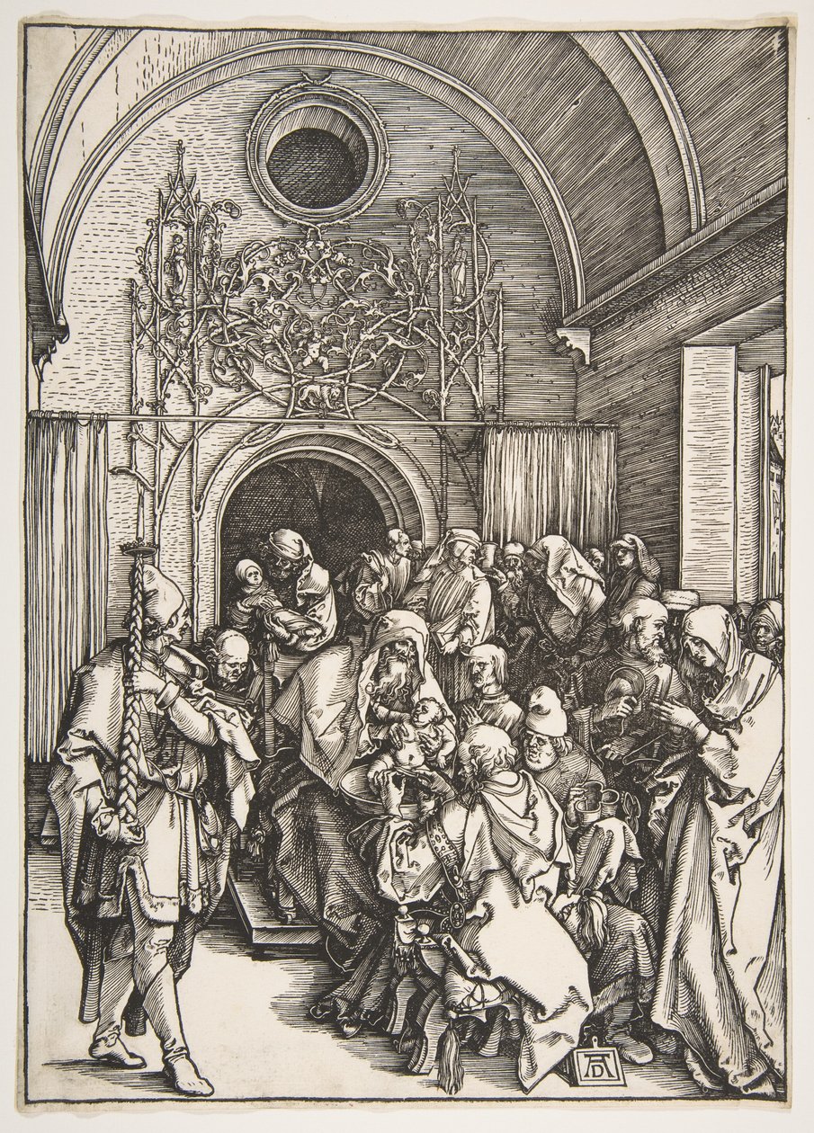 La circuncisión, de «La vida de la Virgen» de Albrecht Dürer
