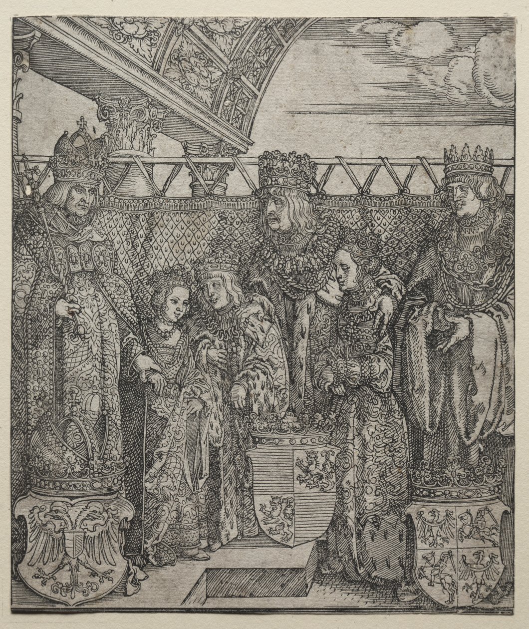 El Congreso de Príncipes en Viena de Albrecht Dürer