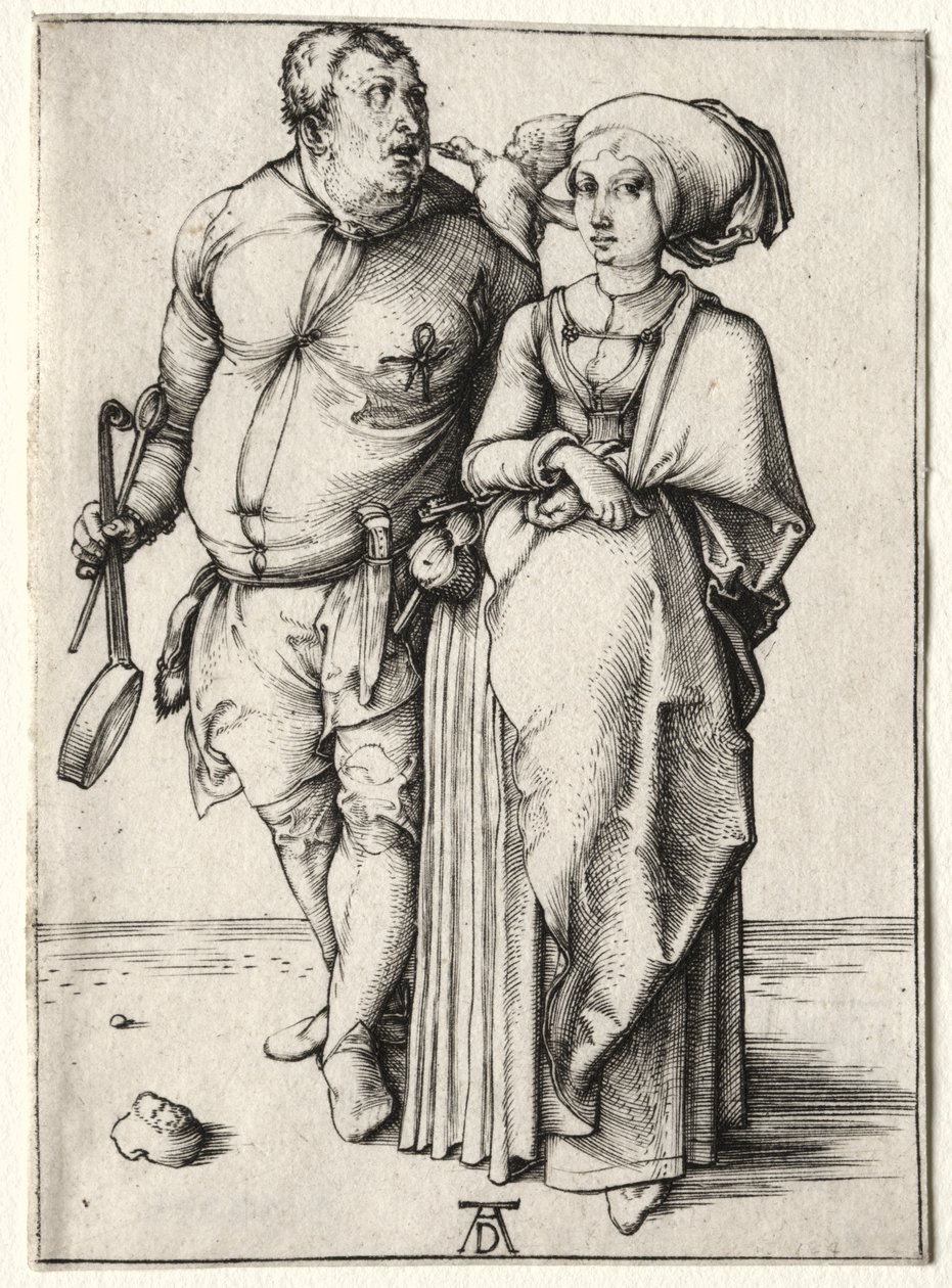 El cocinero y su esposa de Albrecht Dürer