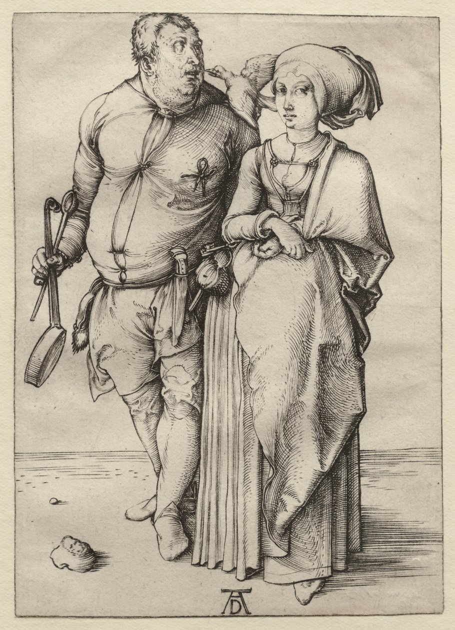 El cocinero y su mujer de Albrecht Dürer