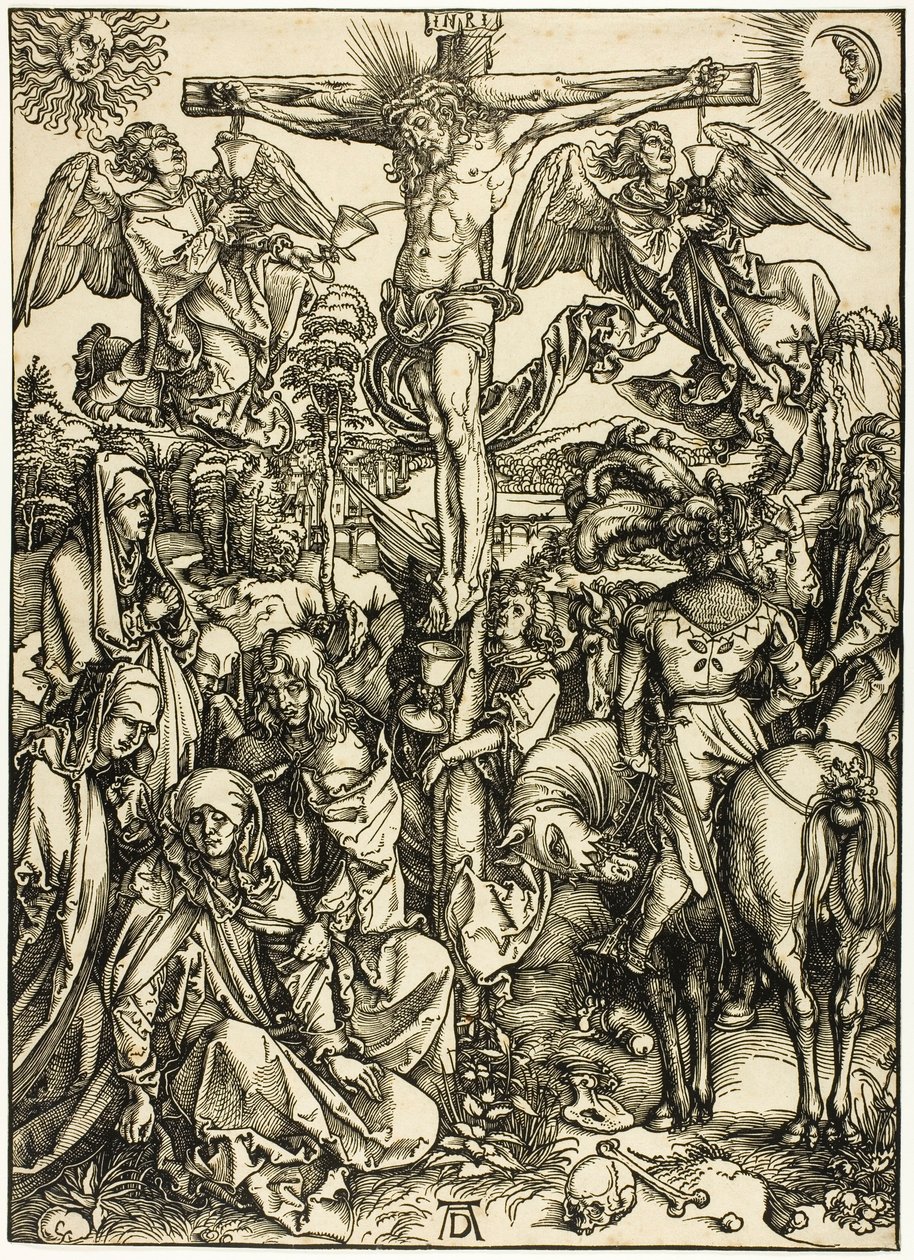 La Crucifixión, de La Gran Pasión de Albrecht Dürer