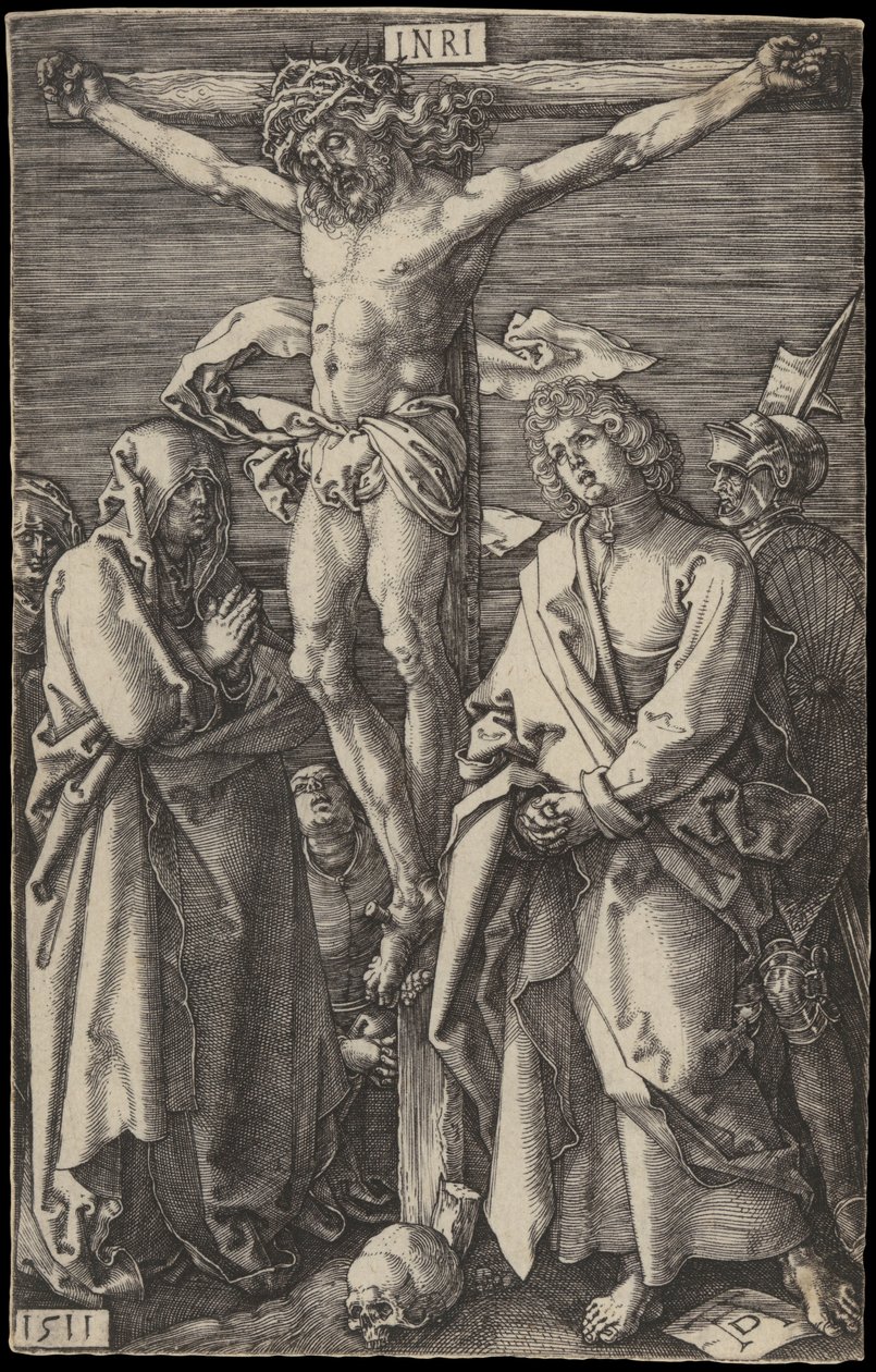 «La crucifixión», de «La Pasión» de Albrecht Dürer