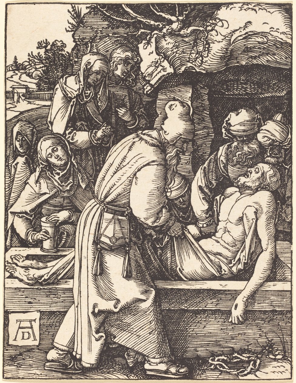 El descendimiento de Albrecht Dürer