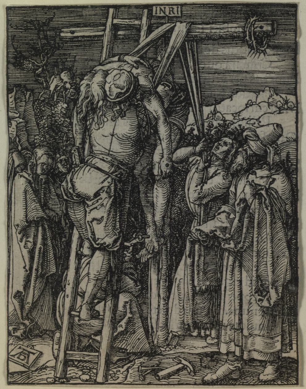 El descendimiento de la cruz de Albrecht Dürer