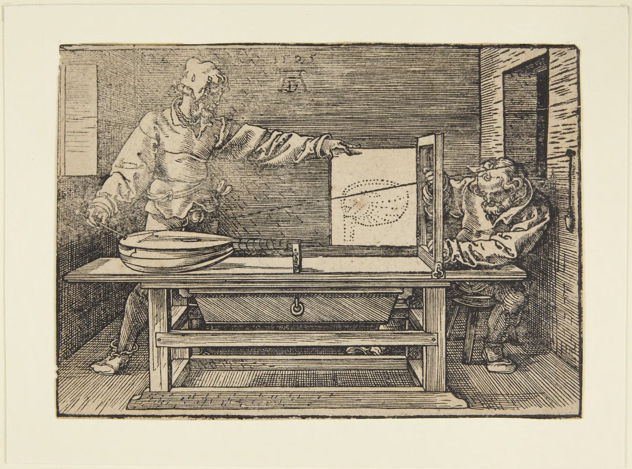 El diseñador del laúd de Albrecht Dürer