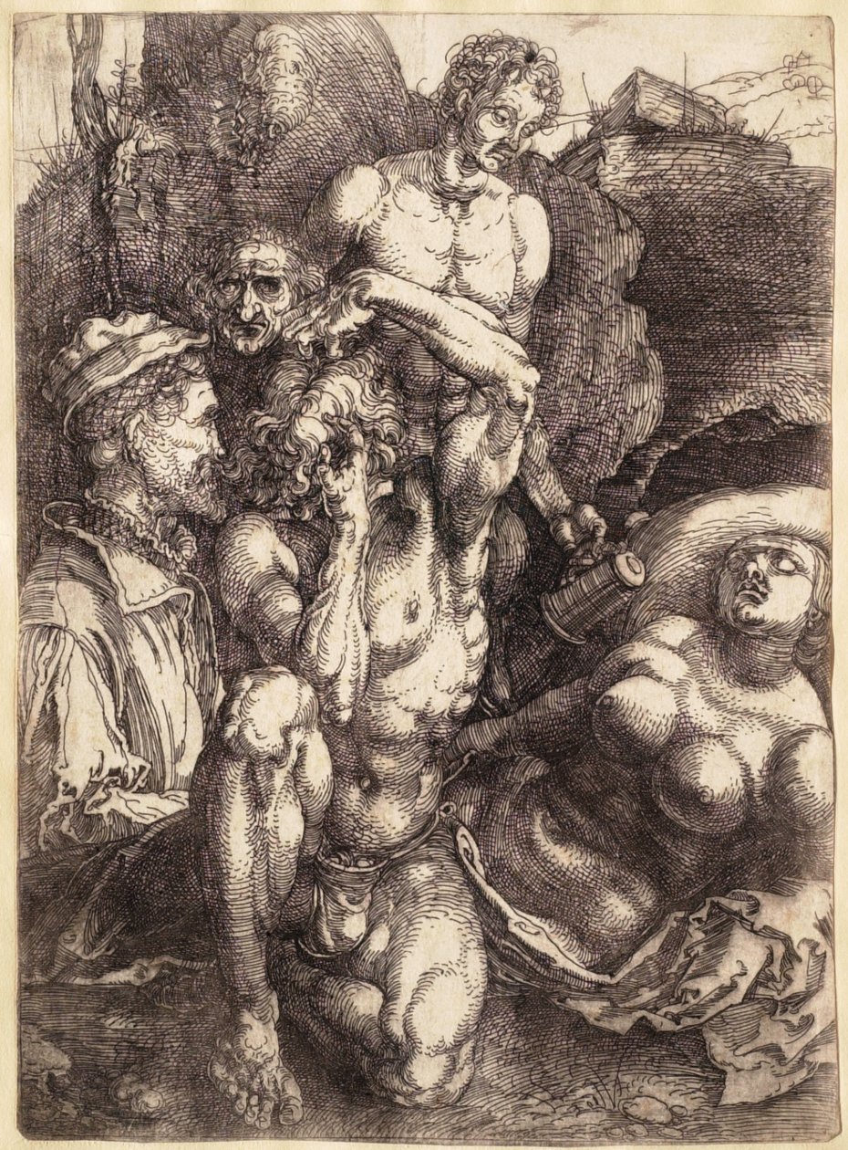 El hombre desesperado de Albrecht Dürer