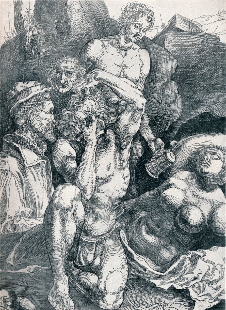 El Hombre Desesperado, 1513-1517 1906 de Albrecht Dürer