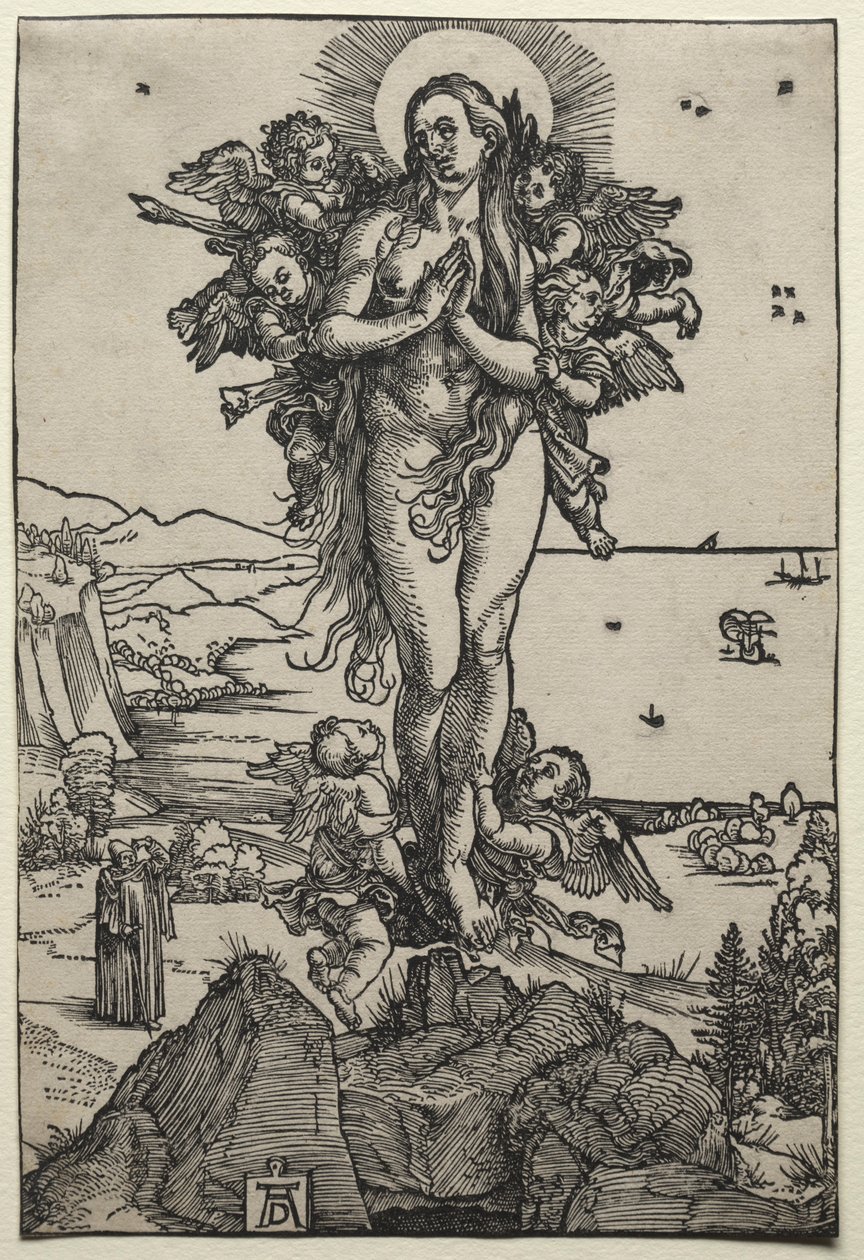 El Éxtasis de María Magdalena, 1501-1504 de Albrecht Dürer