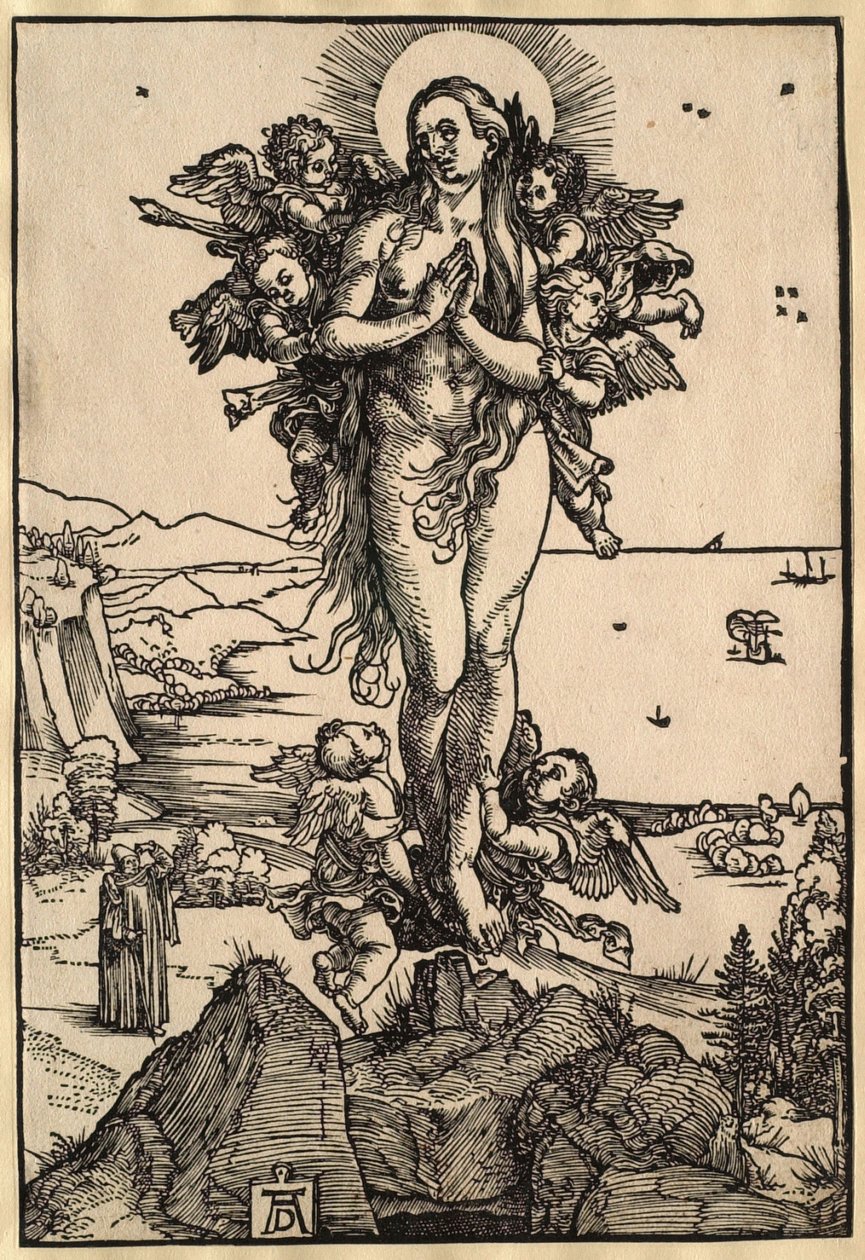 La elevación de santa María Magdalena de Albrecht Dürer