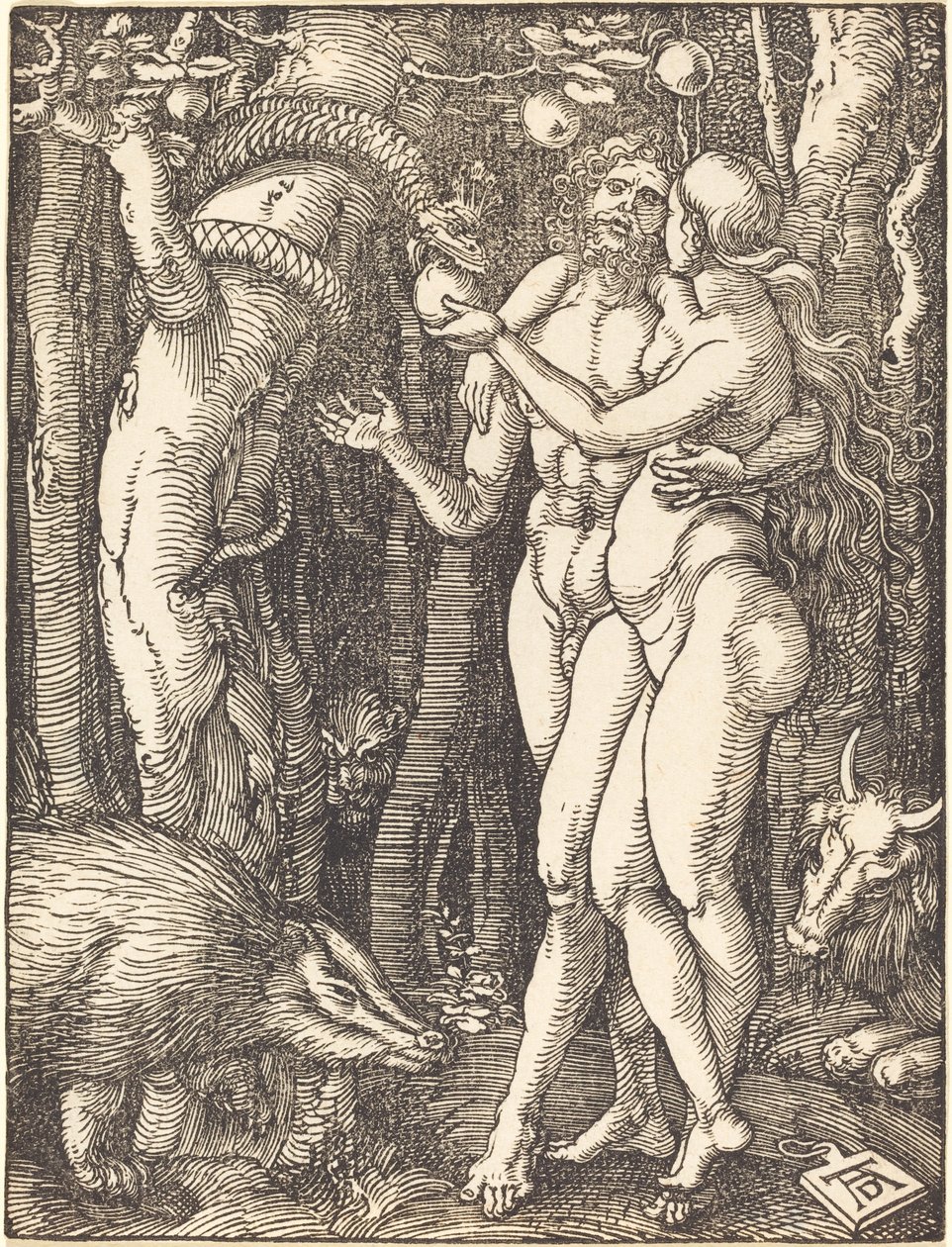 La Caída del Hombre de Albrecht Dürer