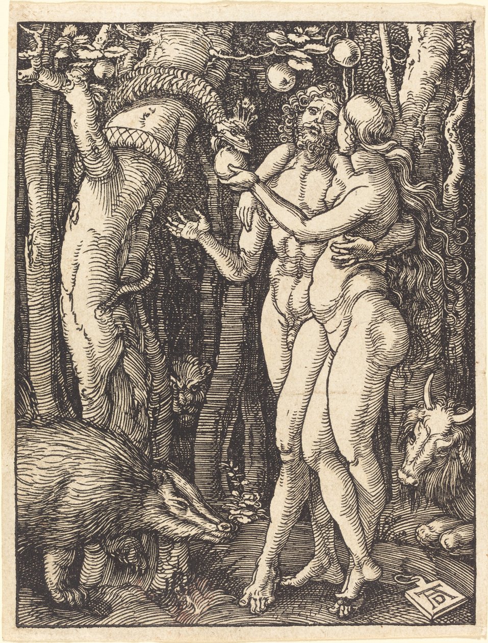 La Caída del Hombre de Albrecht Dürer