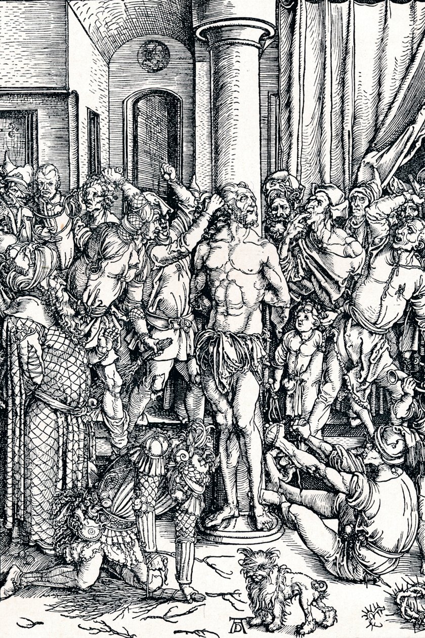La Flagelación de Cristo, 1498 1906 de Albrecht Dürer