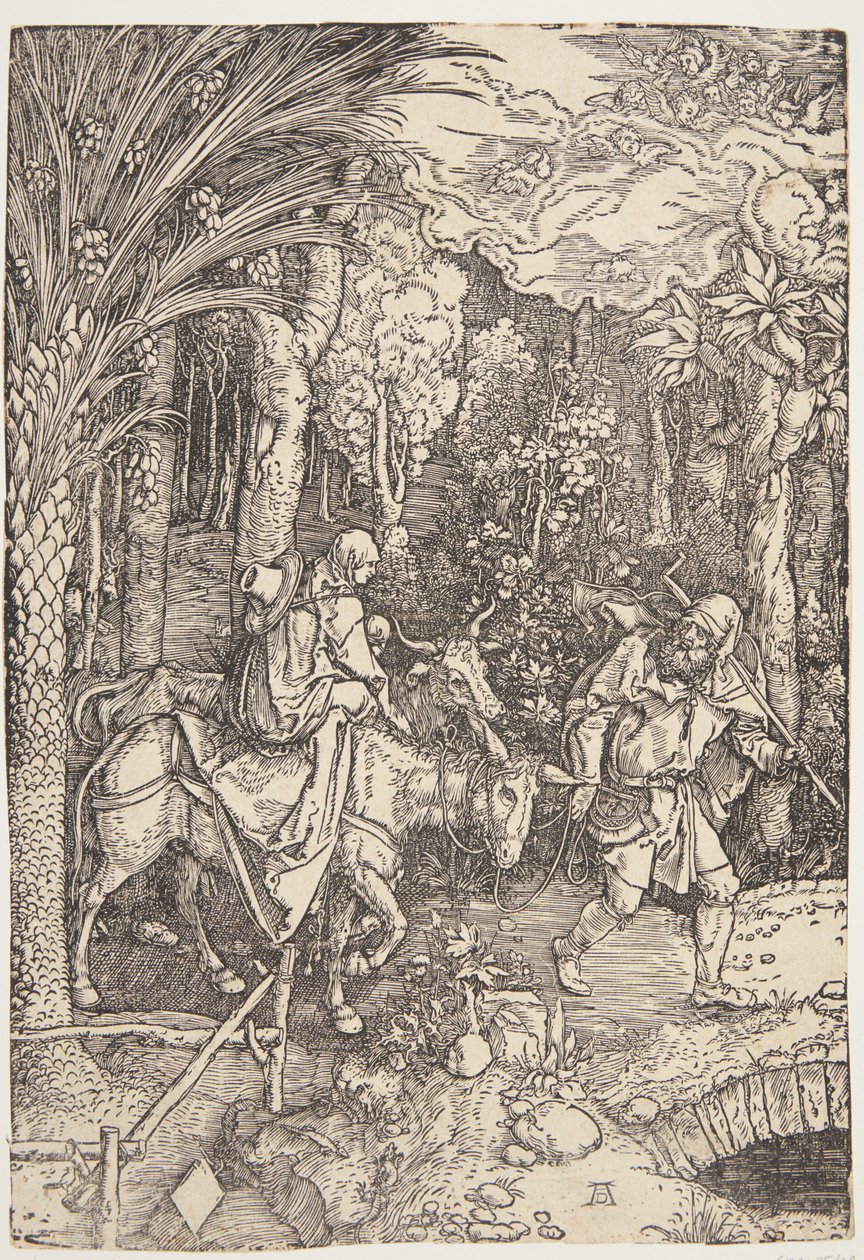 La huida a Egipto de Albrecht Dürer