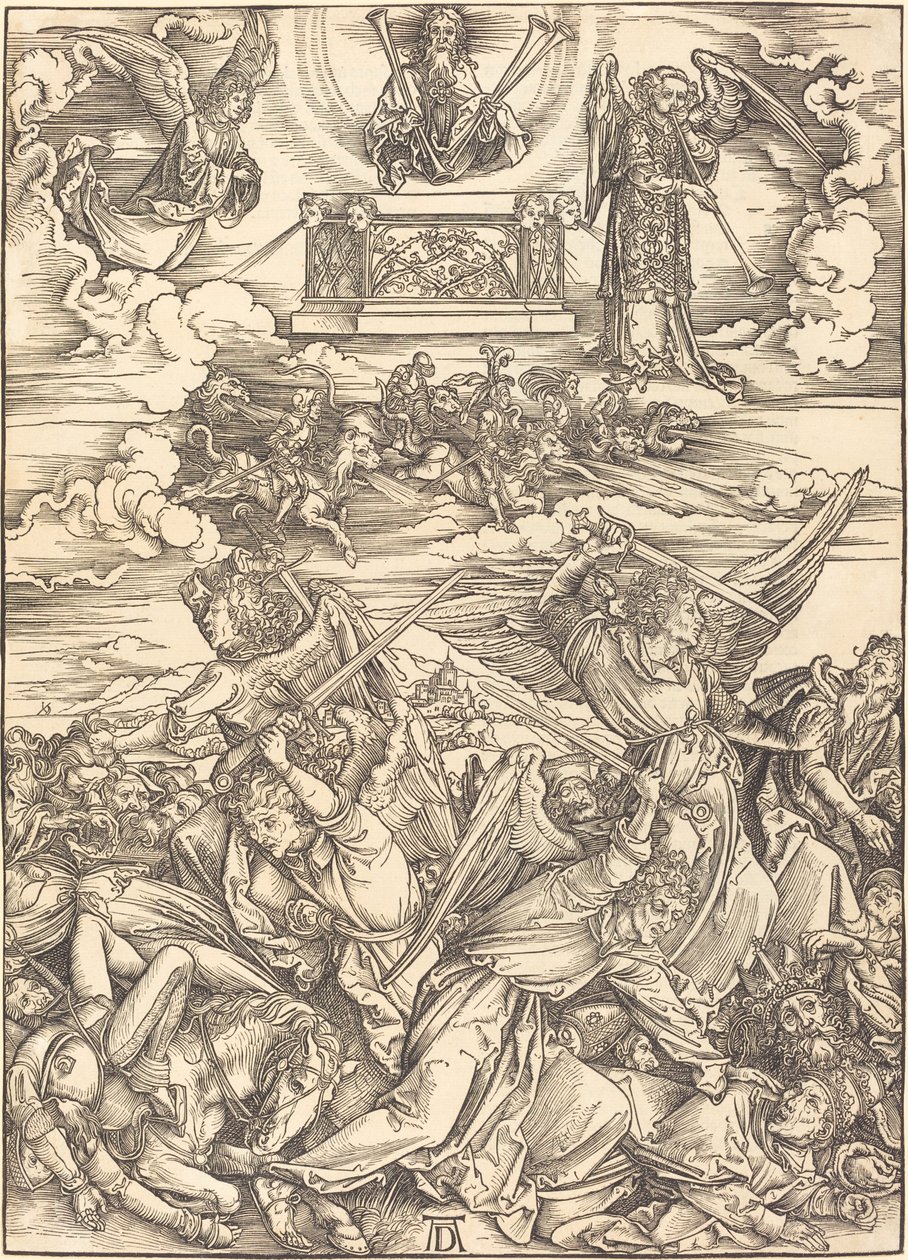 Los cuatro ángeles vengadores de Albrecht Dürer