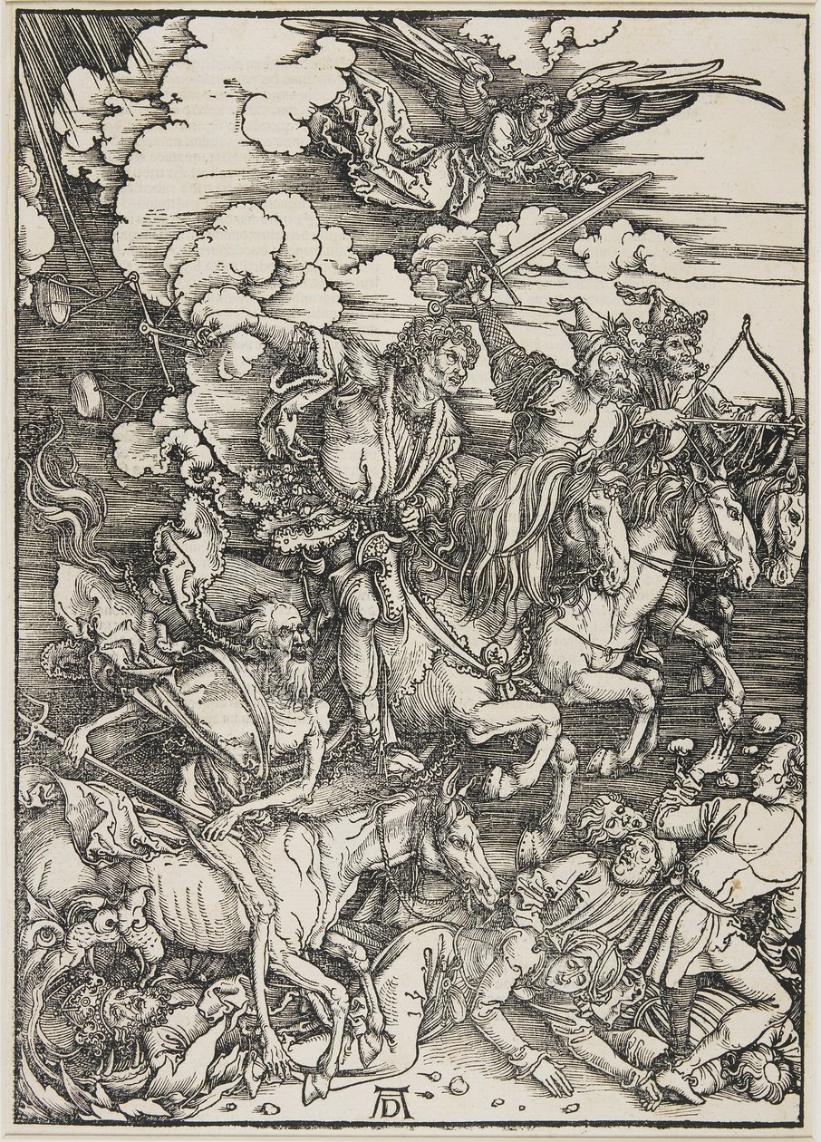 Los Cuatro Jinetes, 1496-1498 de Albrecht Dürer