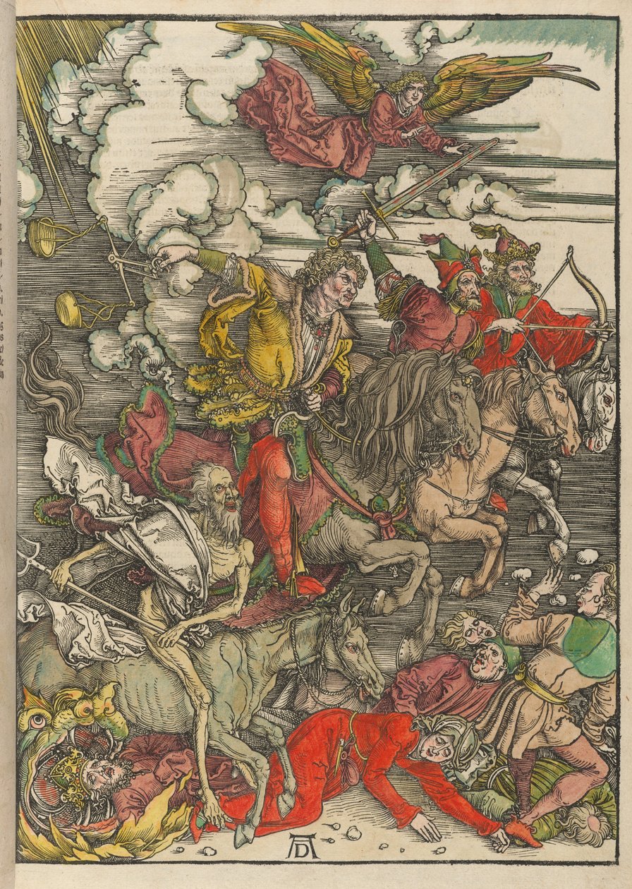 Los Cuatro Jinetes, de Apocalipsis de Albrecht Dürer